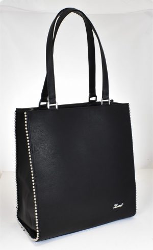 Elegantná dámska kabelka v čiernej farbe pre biznis dámy