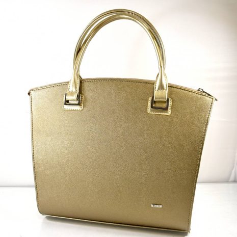 Elegantná dámska zlatá kabelka do ruky VIA 55 V105
