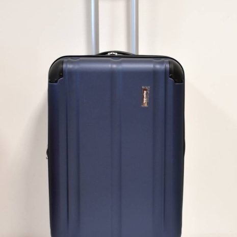 Moderný modrý kufor strednej veľkosti M TRAVELITE