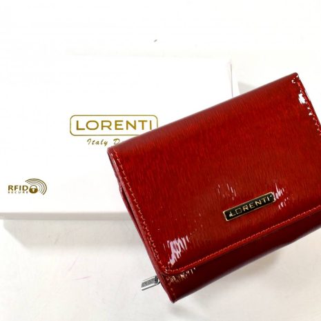Malá červená dámska peňaženka LORENTI