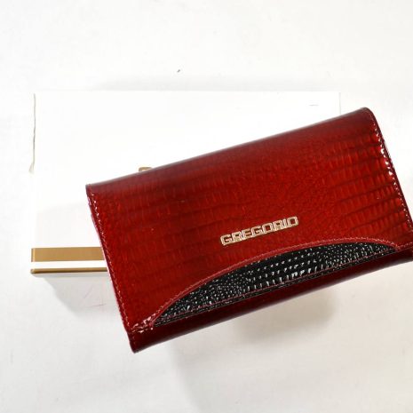 Dámska kožená červená peňaženka GREGORIO