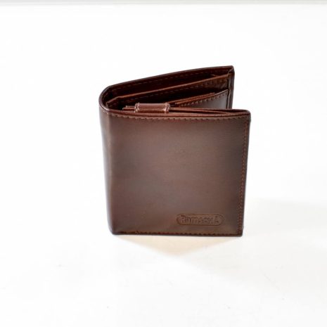 Pánska kožená malá hnedá peňaženka