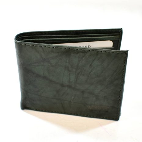 Pánska kožená tmavozelená peňaženka