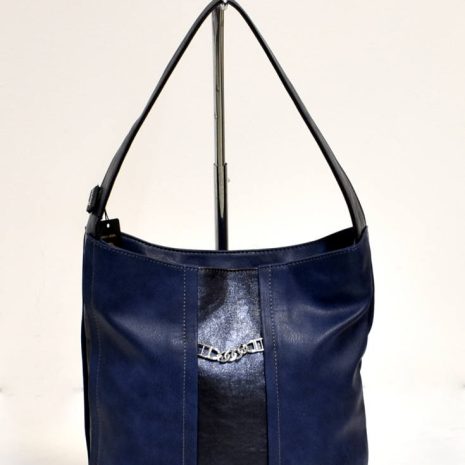 Dámska praktická modrá kabelka KAREN