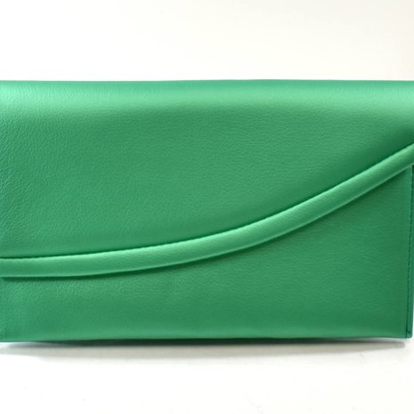 Listová smaragdovo zelená kabelka DIVA