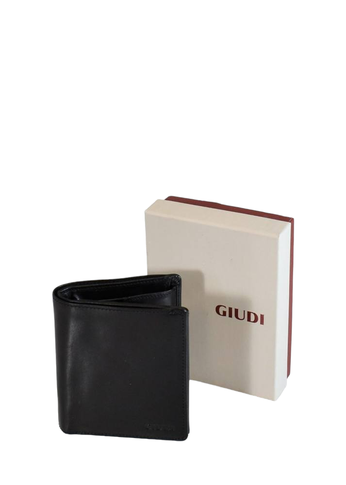Pánska kožená peňaženka GIUDI čierna 639403