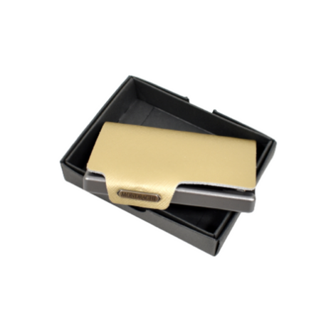 Zlatá moderná mini peňaženka