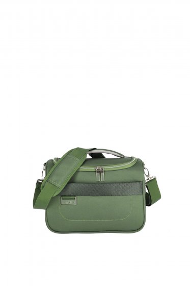 Textilný zelený kozmetický kufrík TRAVELITE