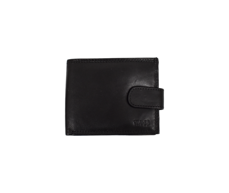 Pánska čierna kožená peňaženka VIA55 V658