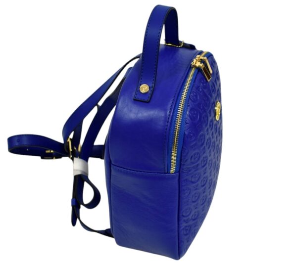 Dámsky kožený elegantný ruksak BAGGER modrý 0154 - Image 2