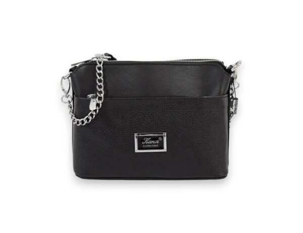 Praktická dámska čierna crossbody KAREN K935