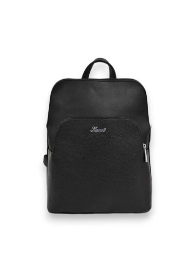 Športovo elegantný čierny ruksak KAREN K236
