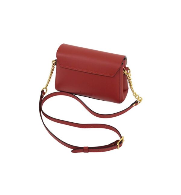 Elegantná kožená crossbody červená BAGGER 0180 - Image 3