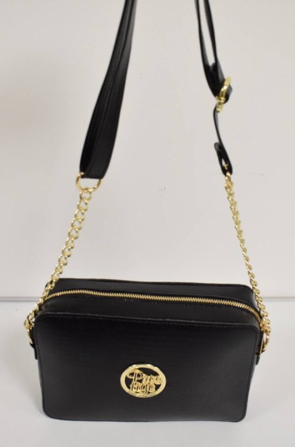 Elegantná dámska čierna crossbody kabelka PRESTIGE P344 - Image 3