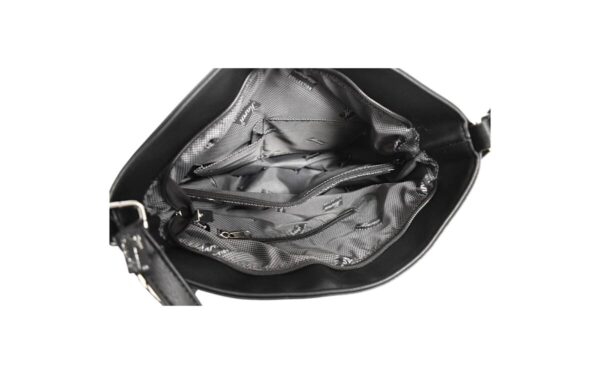 Čierna/šampaň/púdrová crossbody KAREN K239 - Image 4