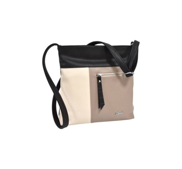 Praktická trojfarebná crossbody kabelka KAREN K412