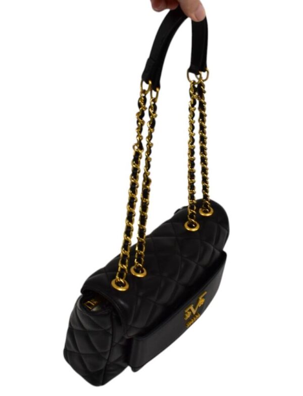 Dámska čierna kabelka na rameno ITALIA VERSACE V695 - Image 7