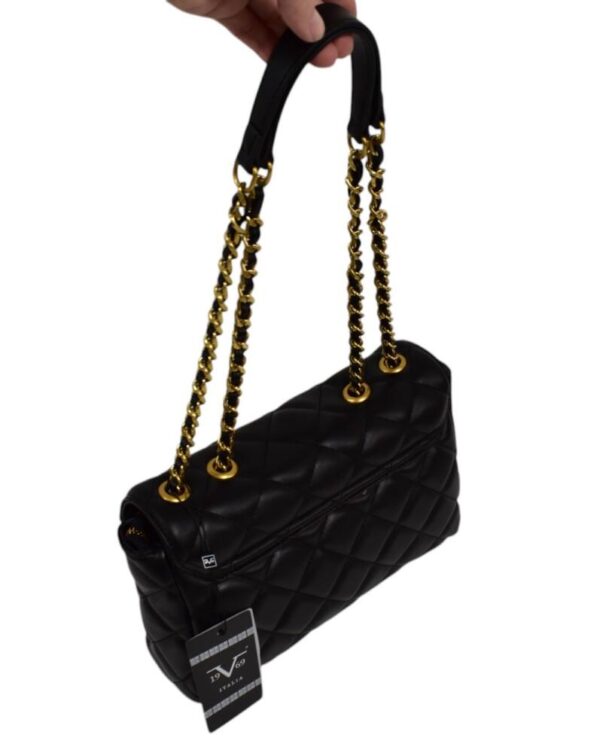 Dámska čierna kabelka na rameno ITALIA VERSACE V695 - Image 6