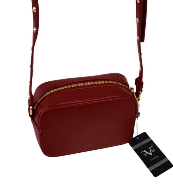 Crossbody dámska bordová kabelka ITALIA VERSACE V501 - Image 5