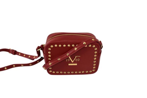 Crossbody dámska bordová kabelka ITALIA VERSACE V501 - Image 9