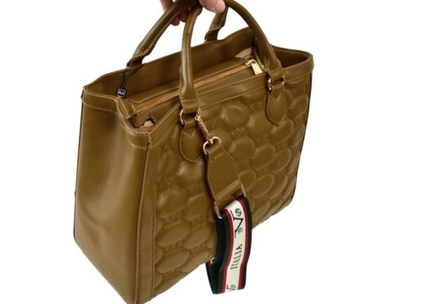 Elegantná horčicová kabelka ITALIA VERSACE VG32 - Image 5