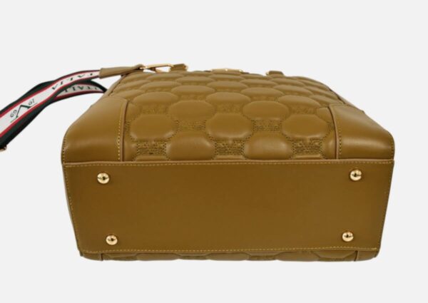 Elegantná horčicová kabelka ITALIA VERSACE VG32 - Image 6