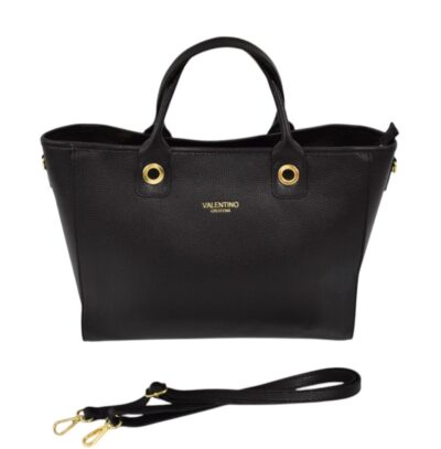 Elegantná kožená čierna kabelka VALENTINO V438