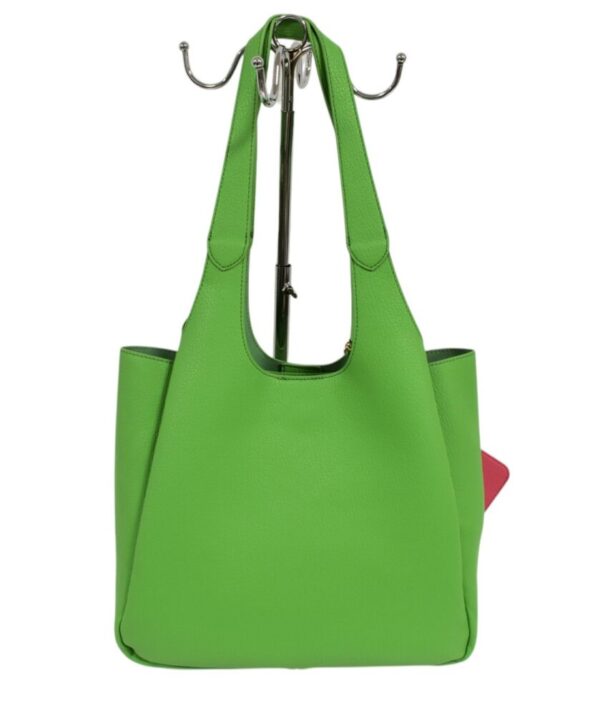 Dámska veľká zelená shopper kabelka NOBO N317 - Image 3