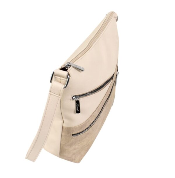 Dámska krémová crossbody kabelka KAREN K165 - Image 2