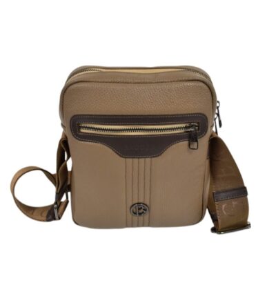 Pánska hnedá crossbody taška BAGGER 0149
