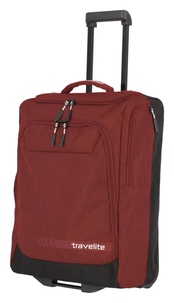 Cestovná taška na kolieskach Travelite S červená – Obrázok 3