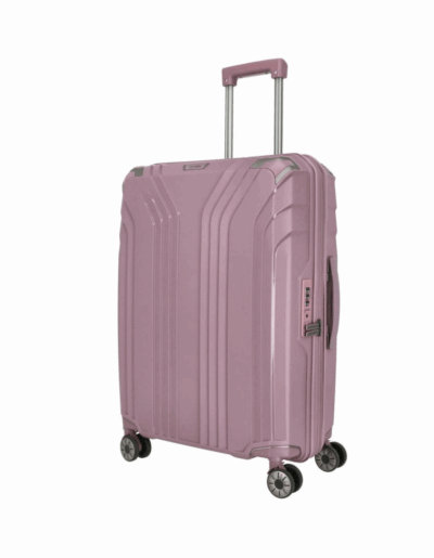 Škrupinový kufor Travelite Elvaa M fialkový 76348