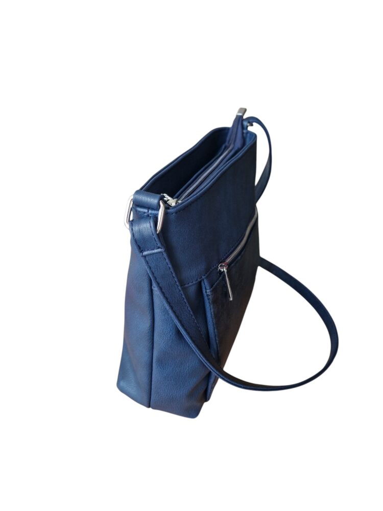 Crossbody dámska modrá kabelka KAREN K160 – Obrázok 4