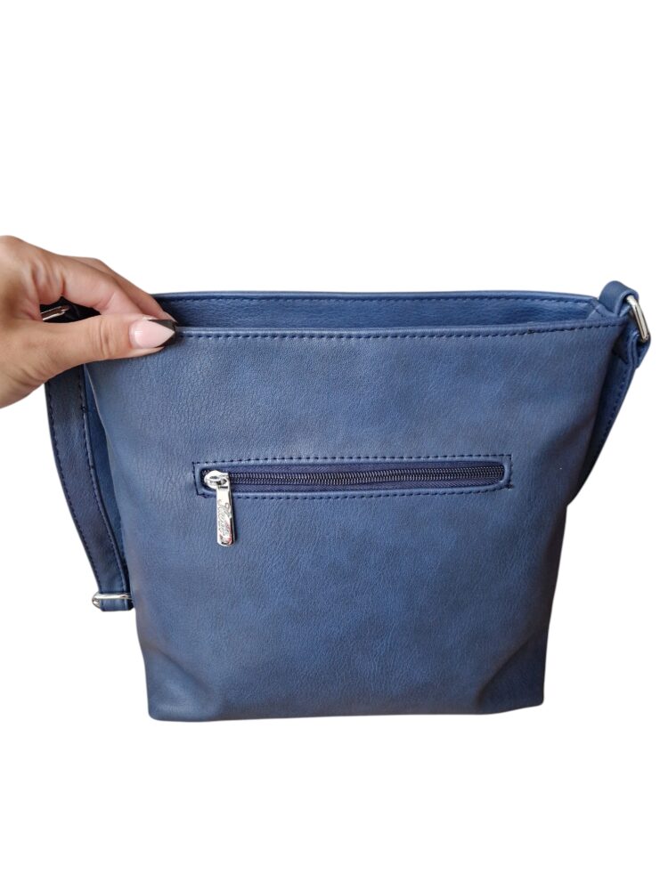 Crossbody dámska modrá kabelka KAREN K160 – Obrázok 5