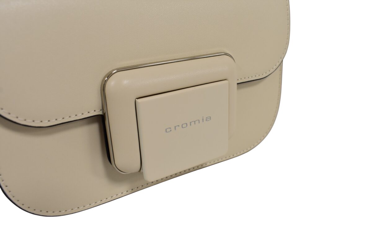 Dámska malá krémová kabelka Iconic CROMIA 6061 – Obrázok 6