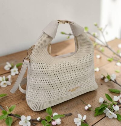 Dámska kabelka na rameno do ruky slonia kosť V5