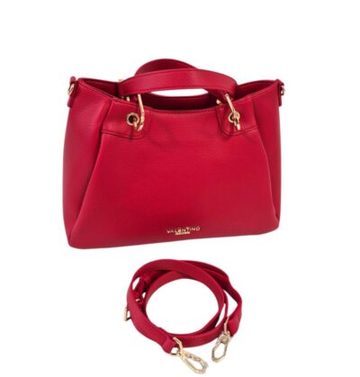 Dámska elegantná červená kabelka do ruky V11