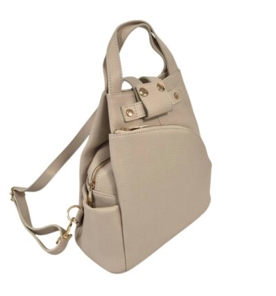 Športovo elegantný dámsky béžový ruksak ITALY V13