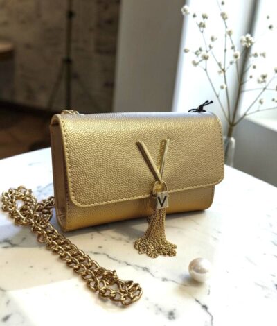 Mini crossbody zlatá kabelka VALENTINO 403
