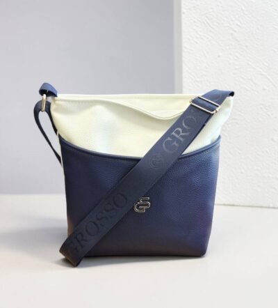 Crossbody dámska modrá kabelka GROSSO GS11