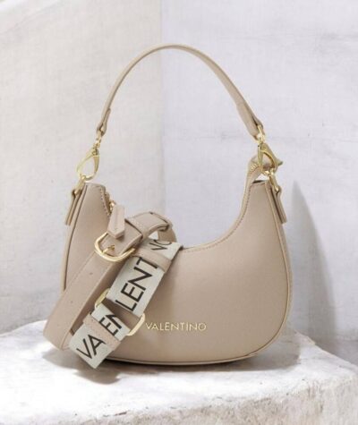 Štýlová dámska športovo elegantná Moon kabelka "lodičková" v krásnej jemnej pudrovo béžovej farbe