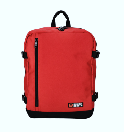Cestovný kabínový červený ruksak 40x30x20 E.B. 546