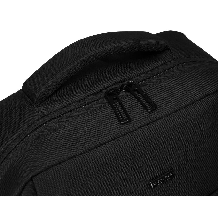 Veľký cestovný čierny ruksak s USB PETERSON P32 – Obrázok 3