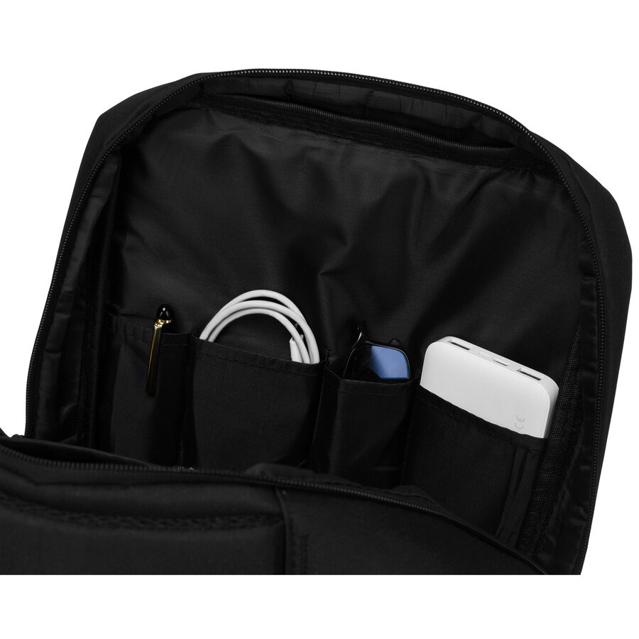 Veľký cestovný čierny ruksak s USB PETERSON P32 – Obrázok 7