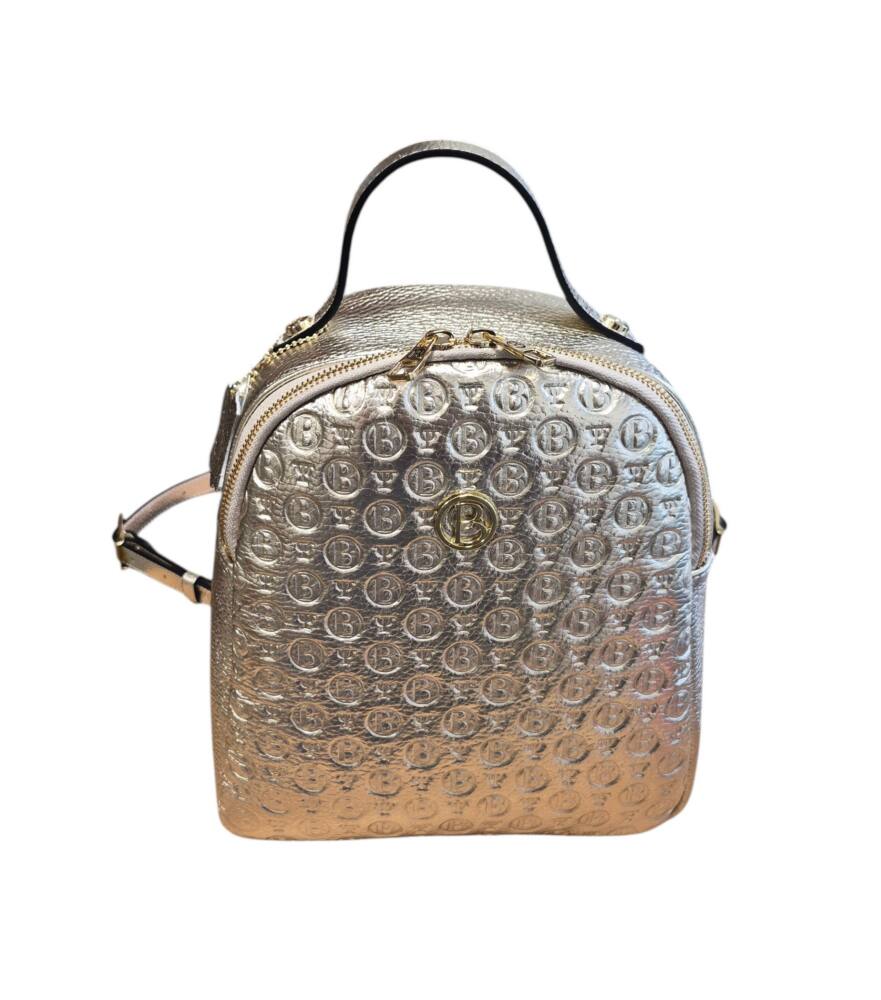 Kožený elegantný dámsky zlatý ruksak BAGGER 0154 – Obrázok 3
