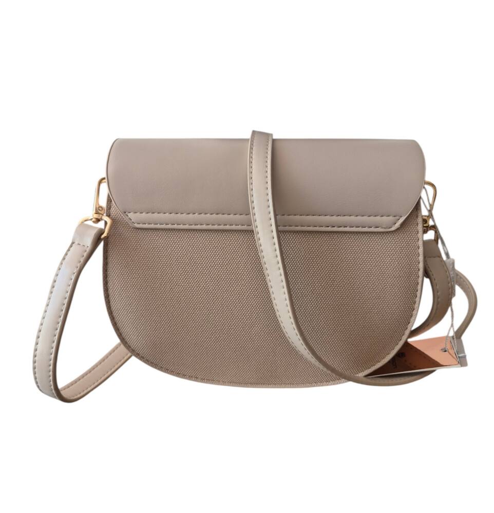 Oválna béžová malá crossbody kabelka PETERSON 145 – Obrázok 6