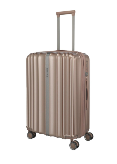 Stredný škrupinový kufor Travelite M Béžový 0768