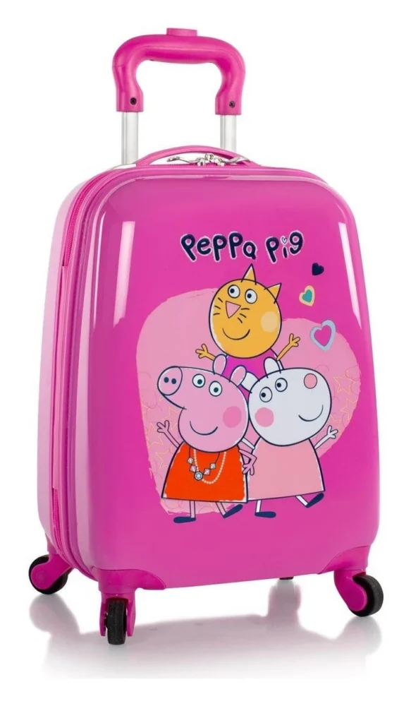 Detský kufrík na kolieskach Peppa Pig ružový 1638 – Obrázok 6