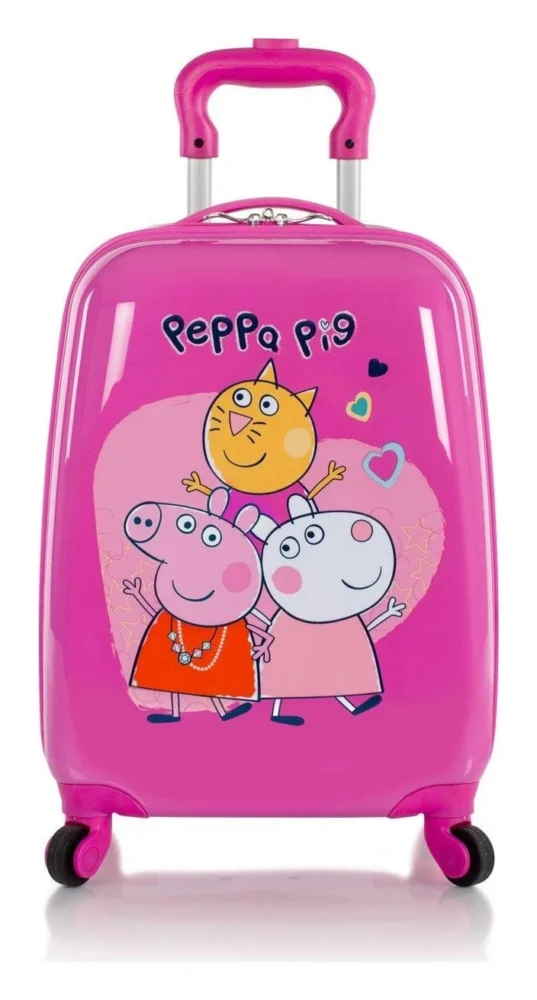 Detský kufrík na kolieskach Peppa Pig ružový 1638 – Obrázok 2