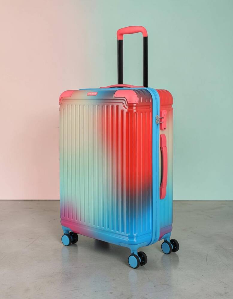 Stredný škrupinový farebný kufor Travelite M 897